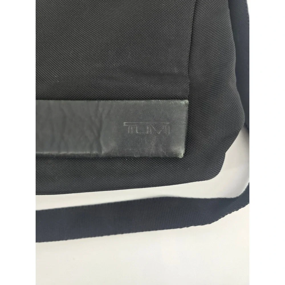 Tumi Messenger Bag Mens OS 4368D3 Black Ballistic Nylon Crossbody*